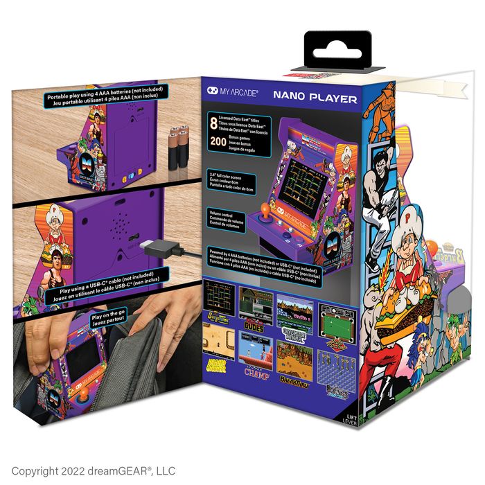 Mini Konsola Retro 208 Gier DGUNL-4121-O