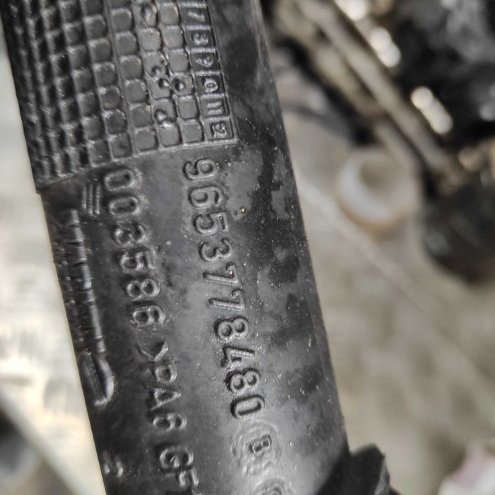 Przewód Powietrza Turbo Peugeot 307 1,6 HDI 96,537,784,80