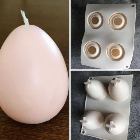 Silikonowa forma do świec mydła żywicy jajko jajka wielkanoc