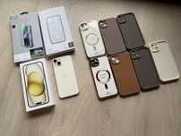 Iphone 15 plus żółty 256gb  gwarancja Maj 2026 -+ gratisowe etui