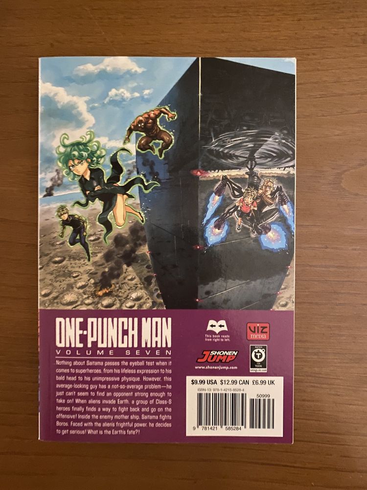 One punch man vol.3, vol.6, vol.7