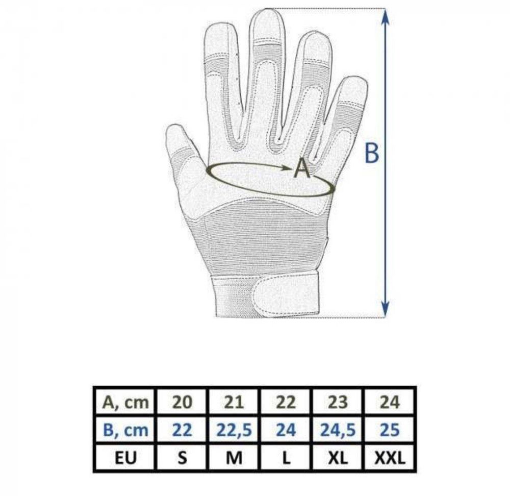 Рукавиці тактичні армійські Mil-Tec Олива,Койот,Чорні Мілтек 125210
