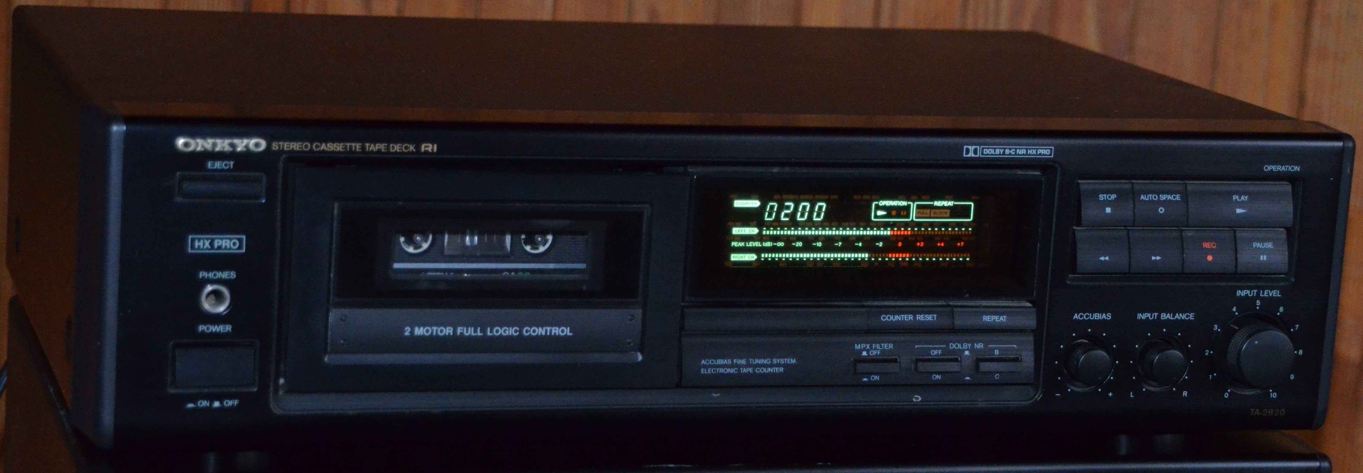 Onkyo TA-2820 Magnetofon kasetowy stan wzorowy