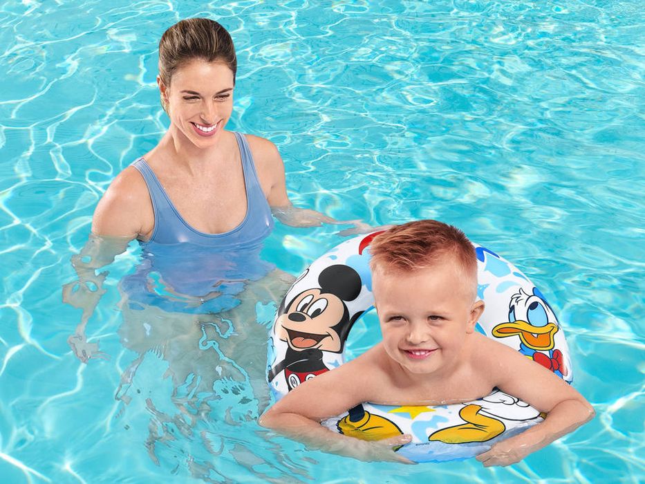 mickey koło kółko dmuchane do pływania dla dzieci