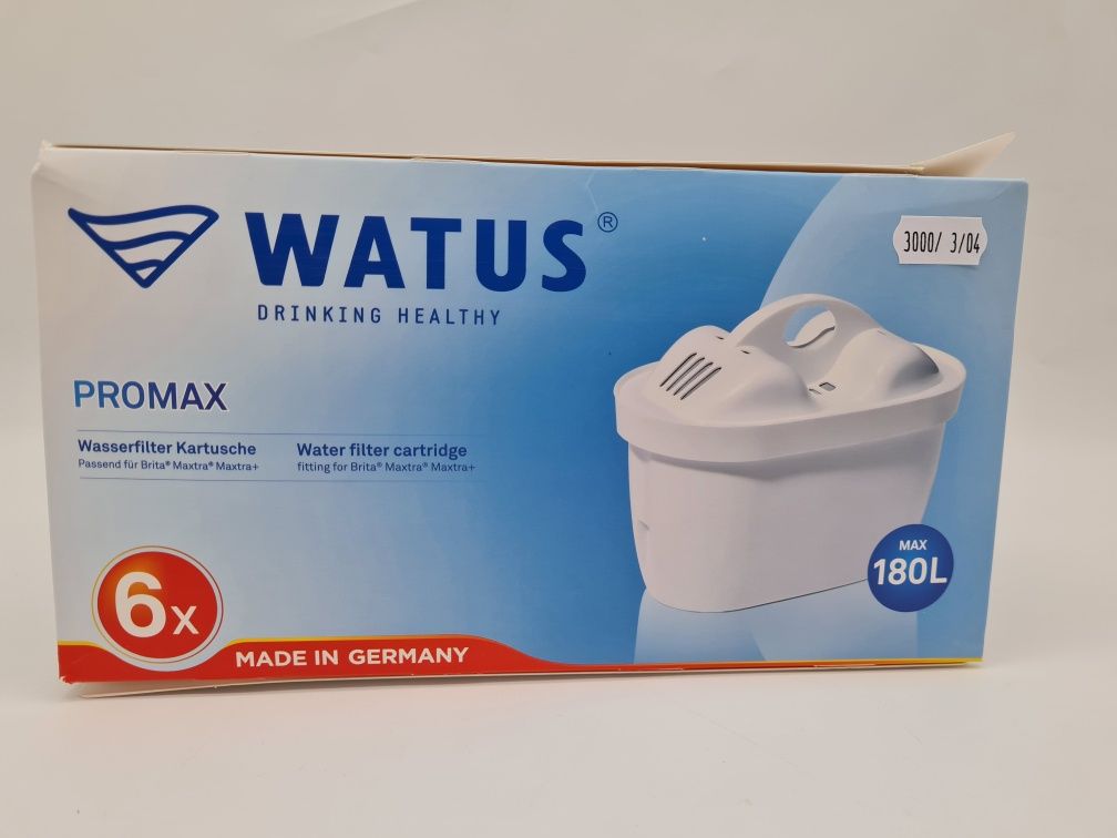 Watus Wkłady filtrujące do wody, do Brita Maxtra+ i Maxtra 6szt