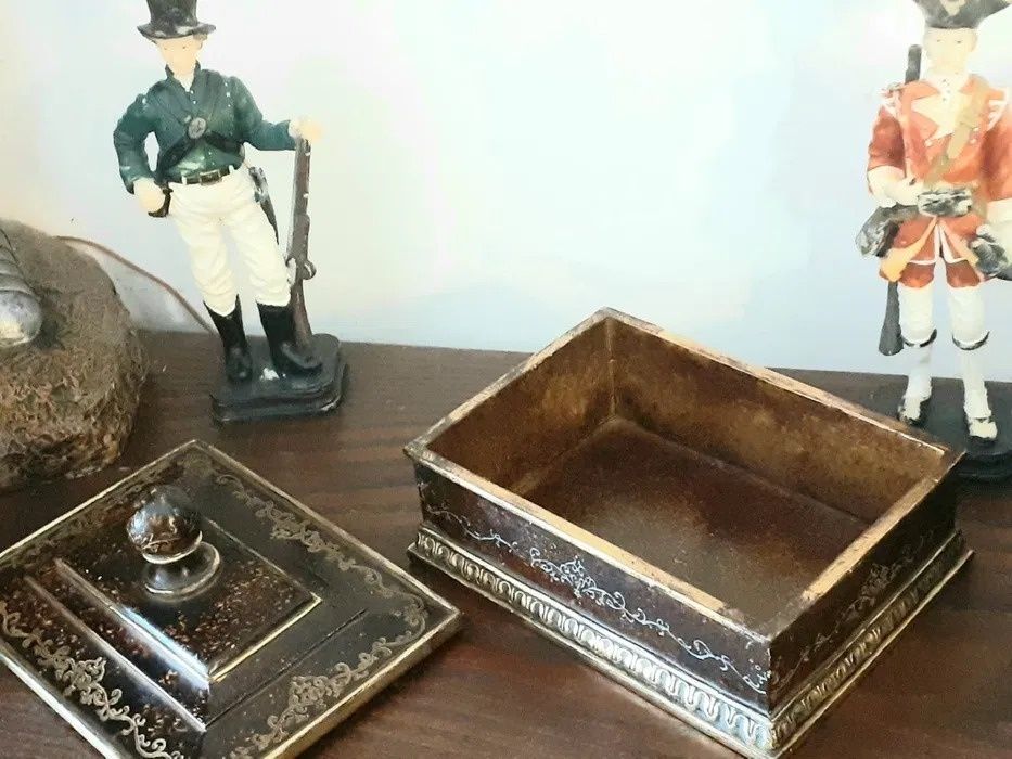 Caixa decorativa Resina com tampa