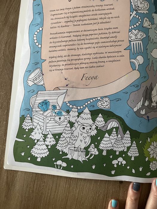 Kolorowanka Zaczarowana podróż