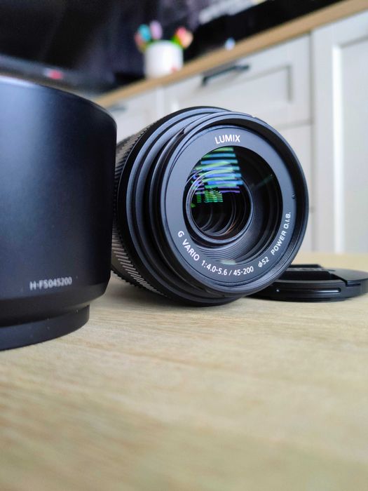 Obiektyw Panasonic Lumix G Vario 45–200mm – bardzo dobry stan!