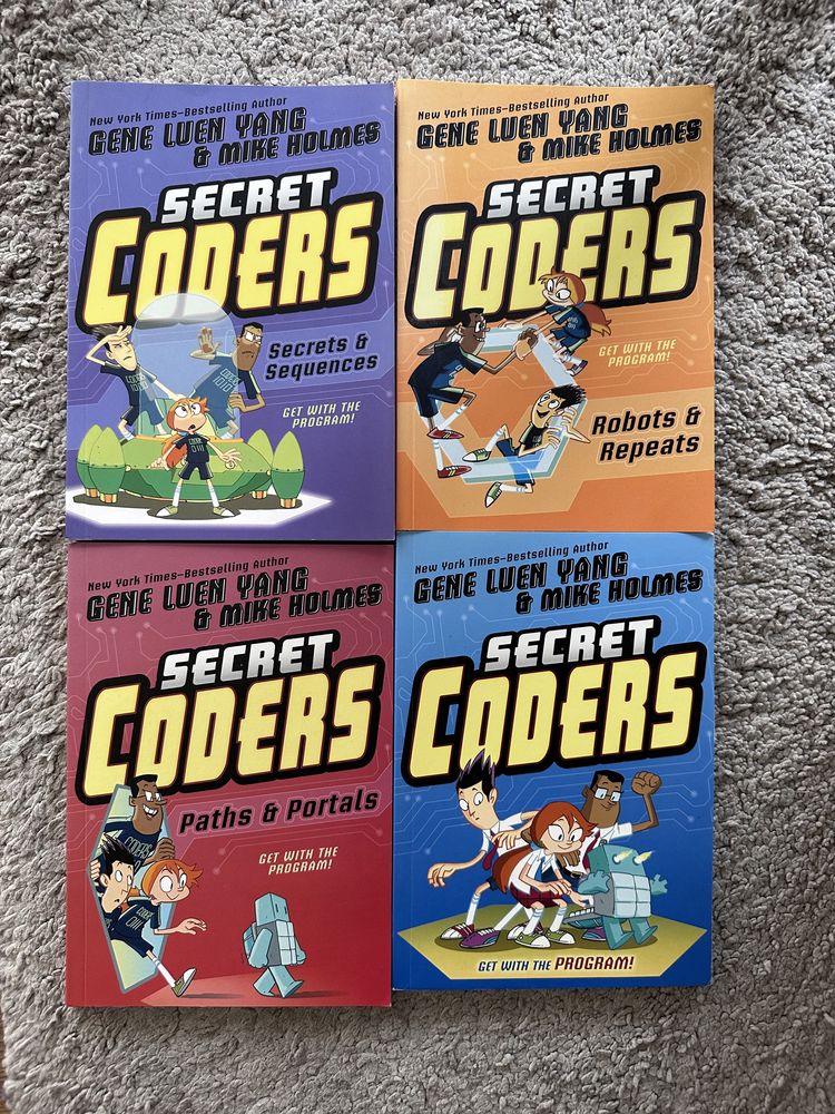Conjunto de 4 livros “Secret Coders”
