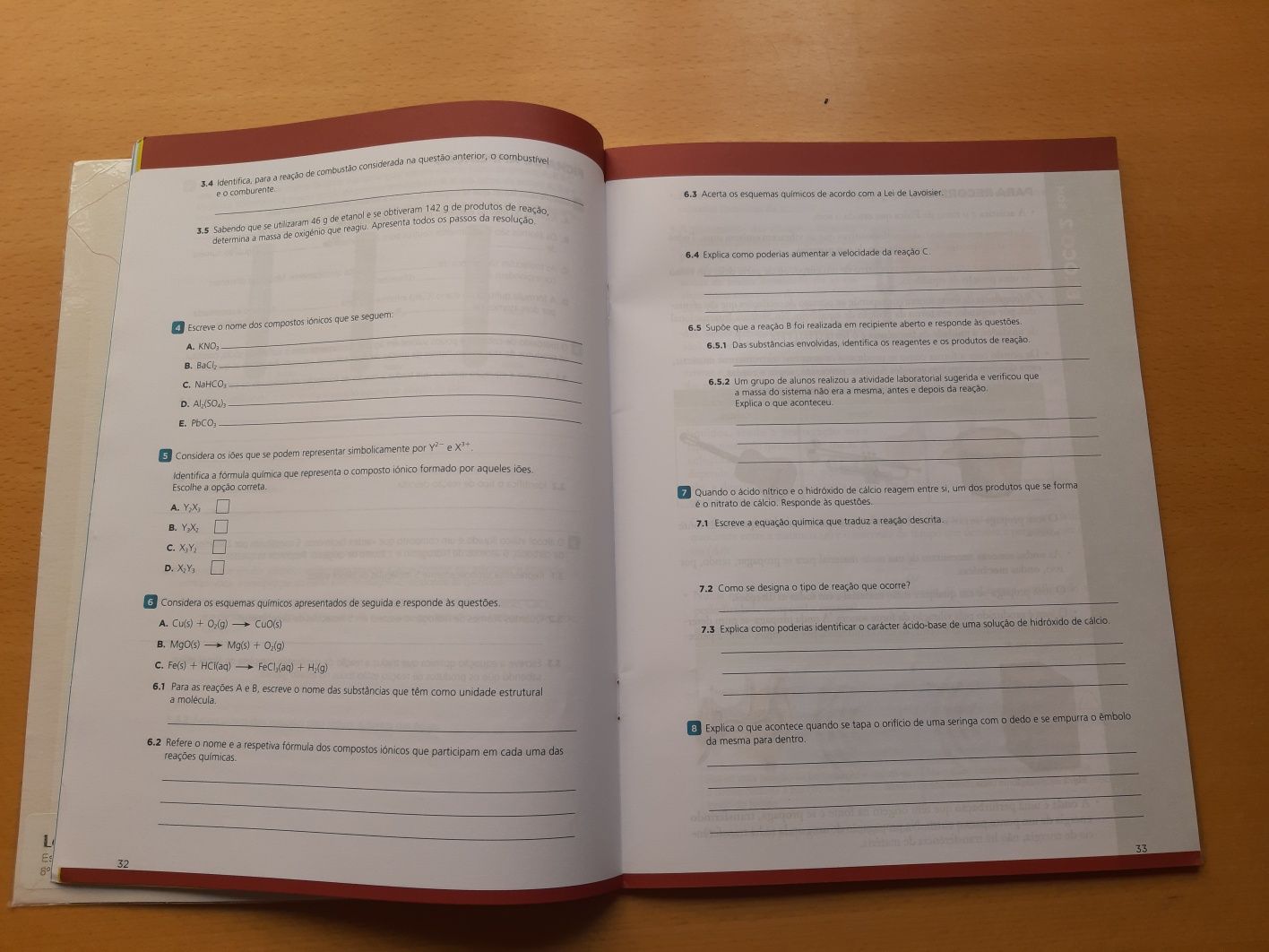 Fisica química 8 carderno actividades