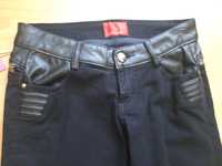 Spodnie jeans skóra M 38