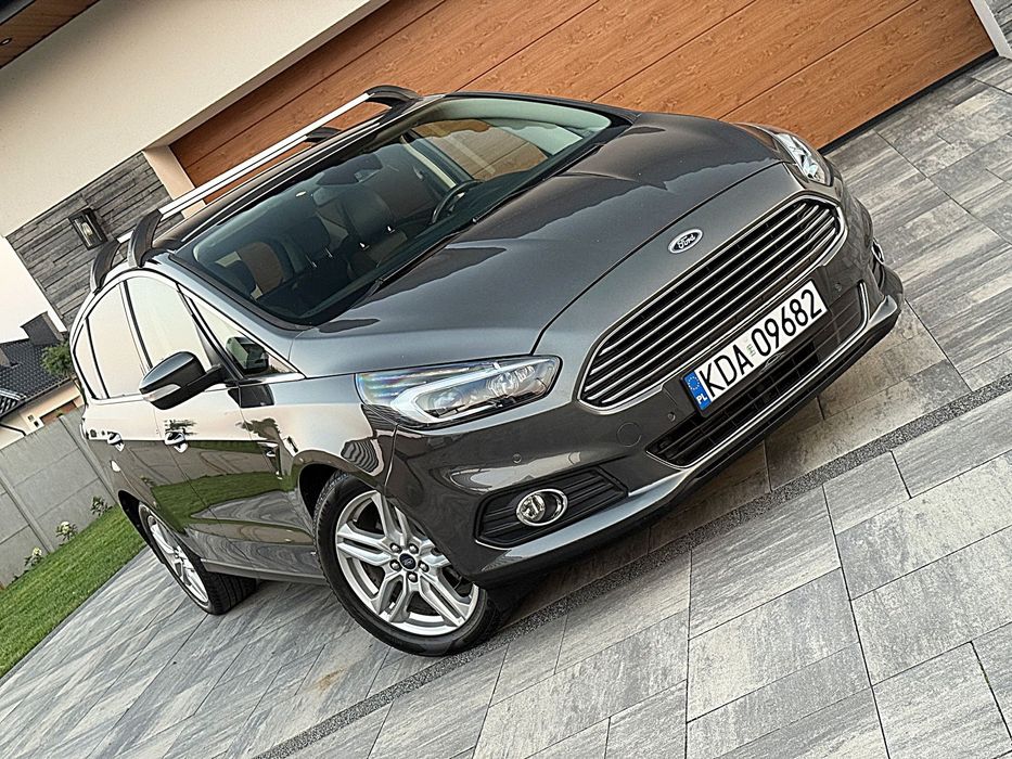 Ford S-Max II # 2.0 diesel 180KM # 7 osób # napęd AWD # 2018 # bezwypadkowy