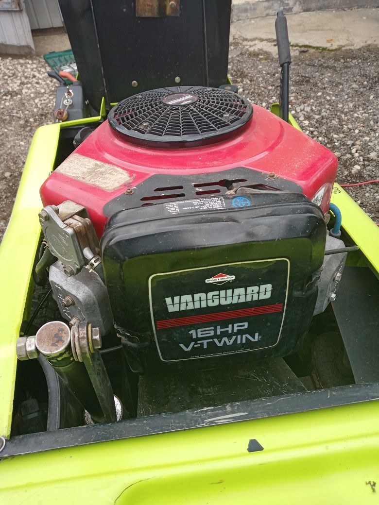 Traktorek kosiarka 20hp 2 cyl pompa oleju duży kosz automat