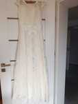Suknia ślubna xs/s, 160cm plus obcas, ecru.