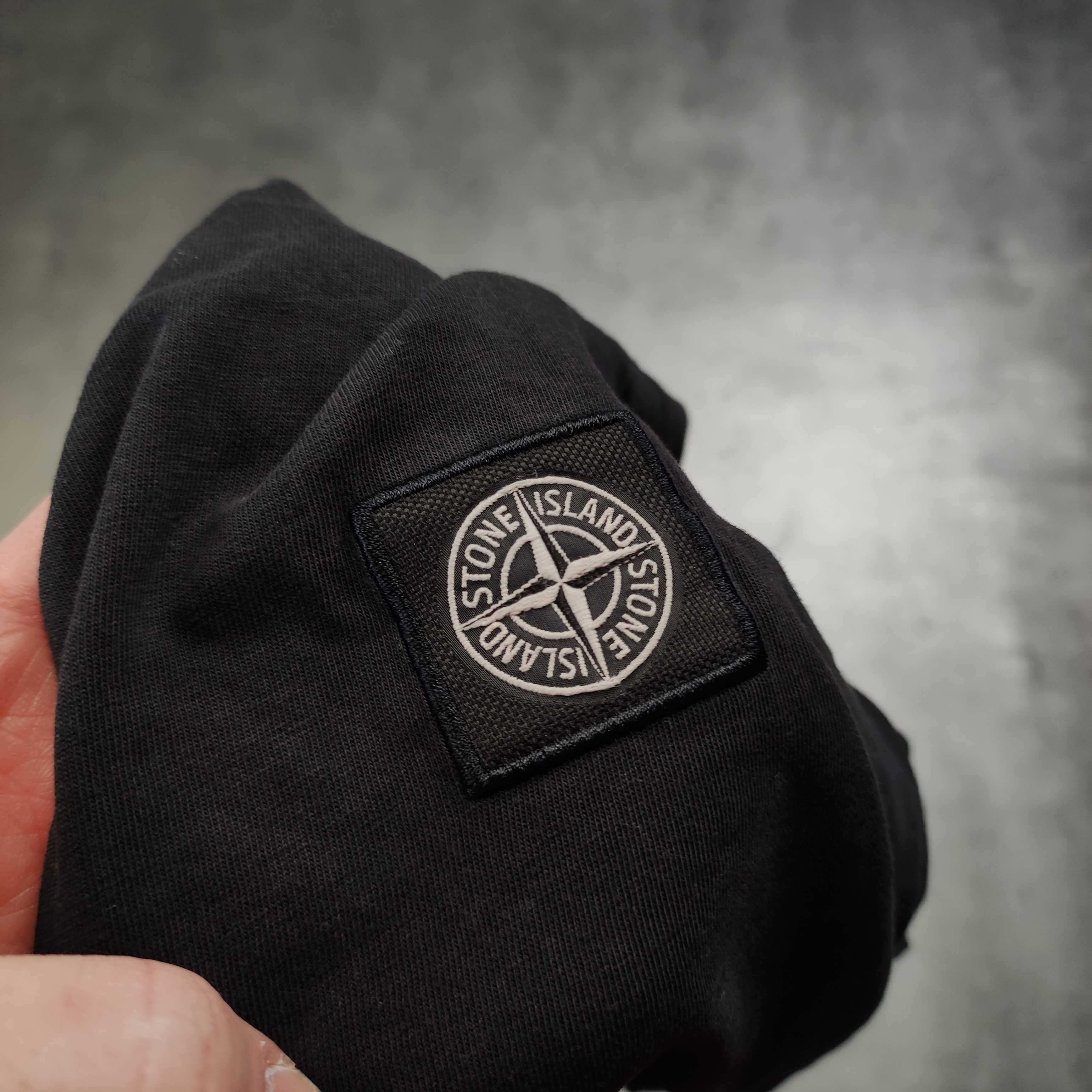JUNIOR Koszulka PREMIUM Stone Island Cp Company Czarna Logo 12 156