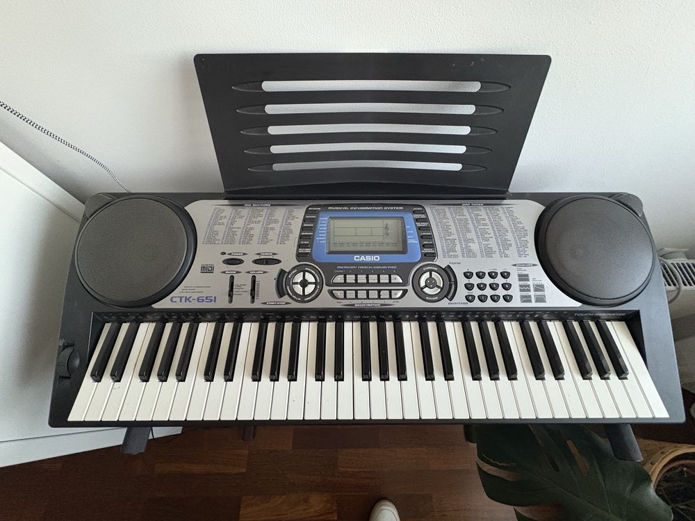 Casio CTK-651 Piano teclado sintetizador 61 teclas