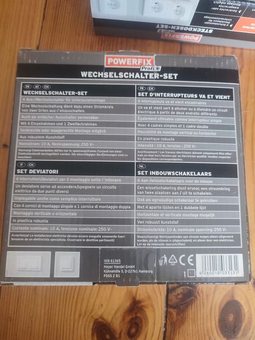 Włączniki i gniazda elektryczne