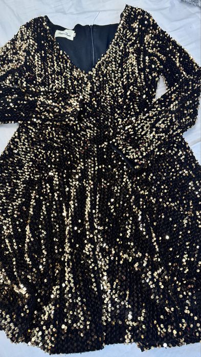 Плаття паєтка -золото