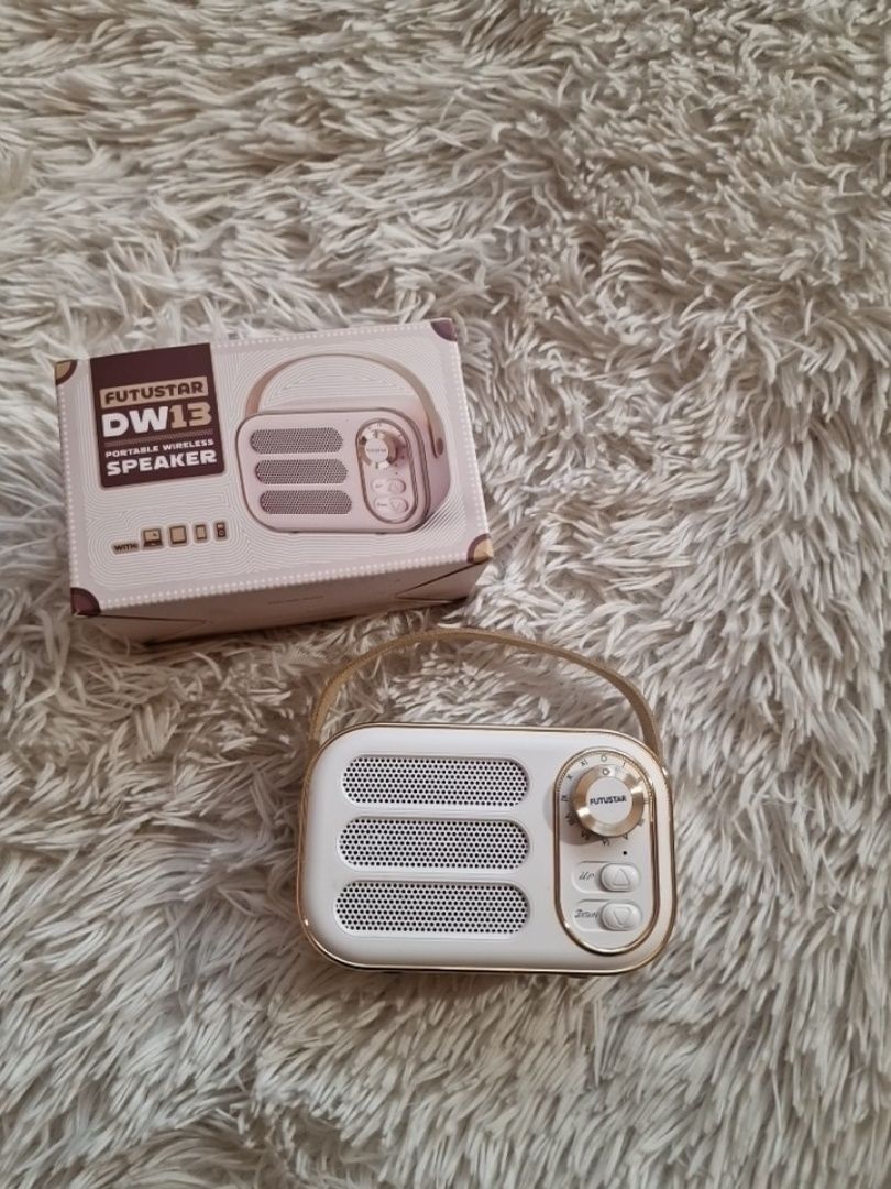 Колонка портативна Bluetooth ретро FM радіо 5Вт 400мАгод AC Prof DW13