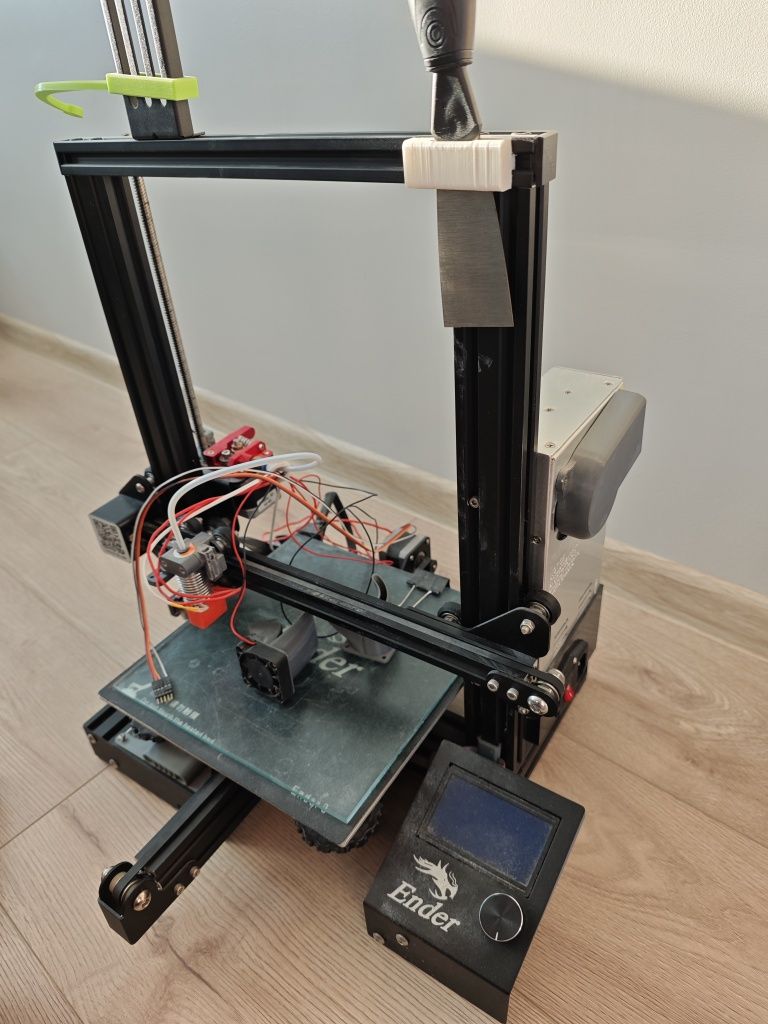 Ender 3, hotend vulcan, cicha płyta, ogrom części