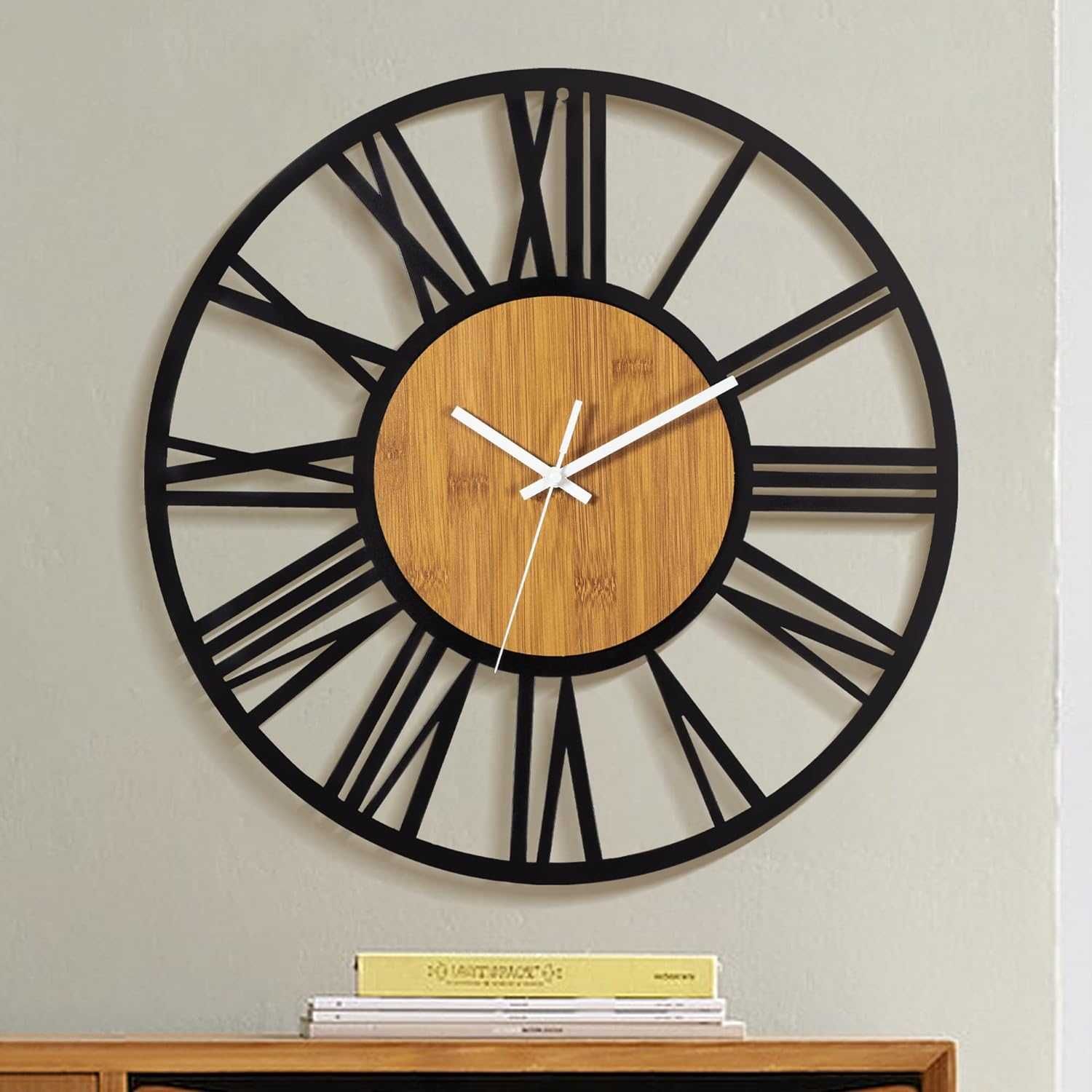 Nowy zegar ścienny / drewniany / loft / okrągły / 60cm !1824!