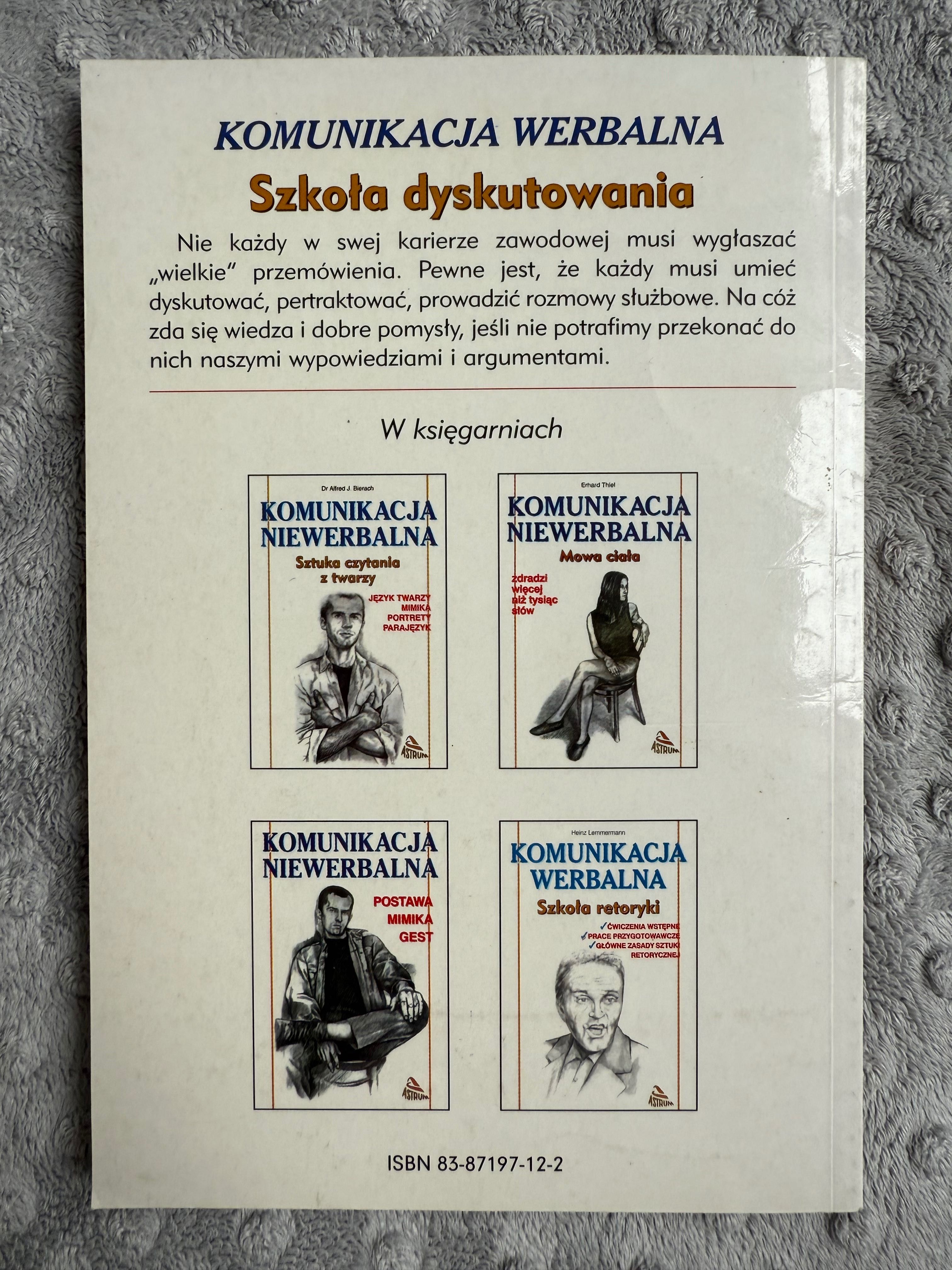 Komunikacja werbalna. Szkoła dyskutowania. Heinz Lemmermann