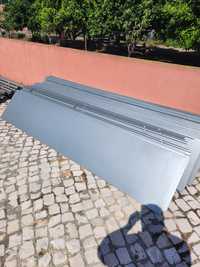 tubo 50x50 galvanizado tratado e chapas 3m galvanizadas