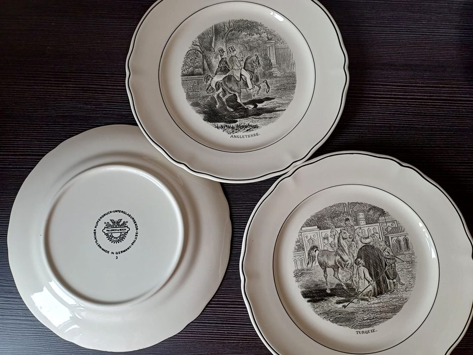 Тарілки Villeroy&Boch. Колекційні. Німеччина. Вінтаж. 1950-60 рр