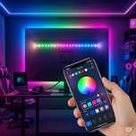 Taśma LED RGB 5050 USB z pilotem 44 przyciski + aplikacja na telefon