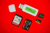 Мини Card Reader Sony MS Pro Duo адаптер microSD MMC SD M2 Картридер