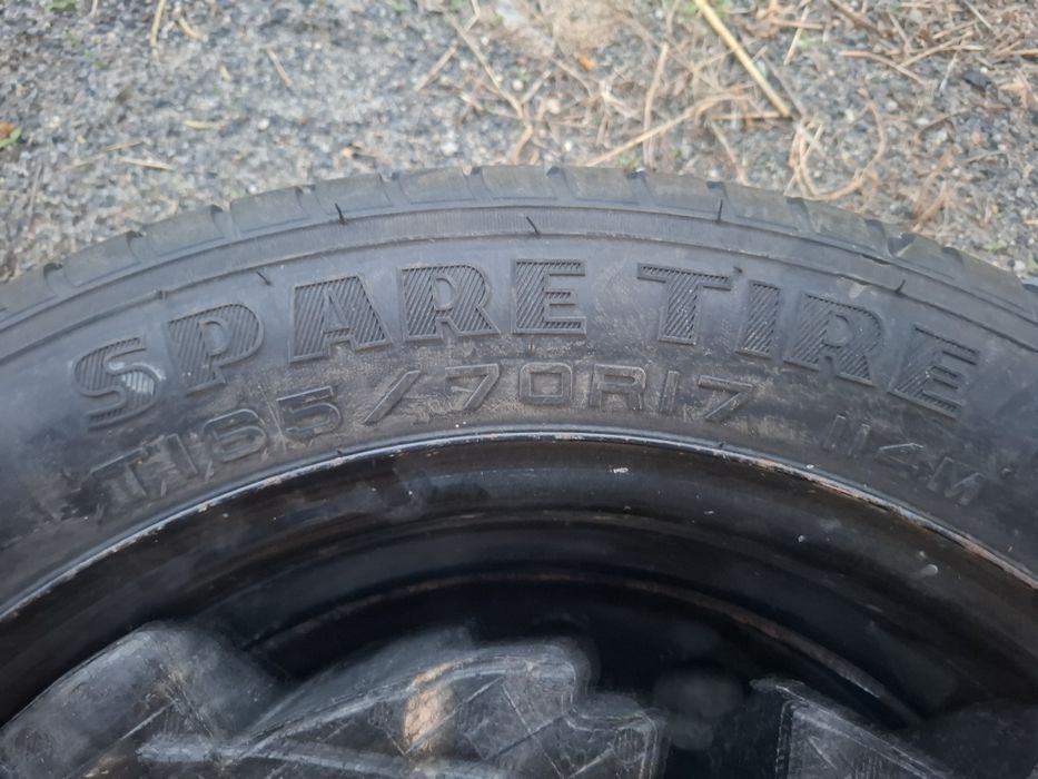 Koło dojazdowe 17 cali z wkładem!