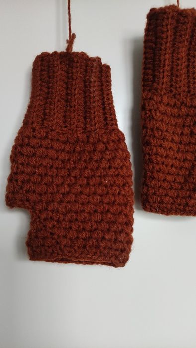 Rękawiczki mitenki ręczna robota