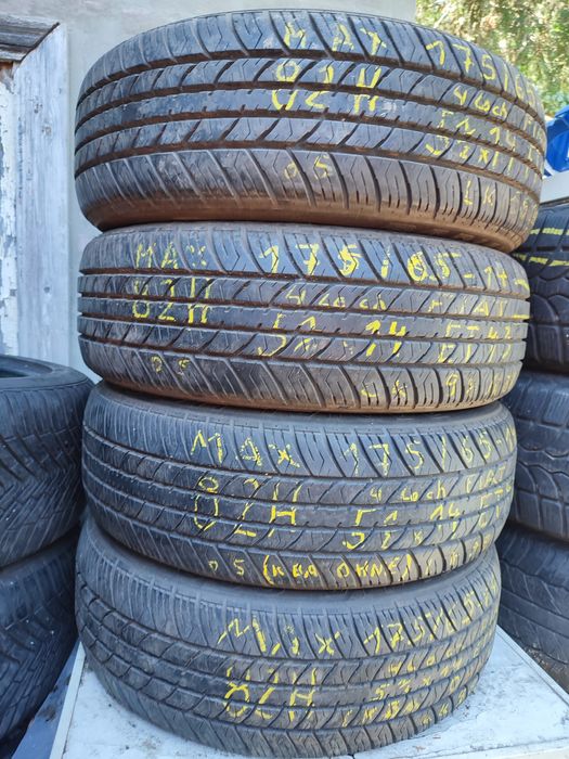 Шини Максіс 175/65/14, з Німеччини, пристойний літній комплект + пари