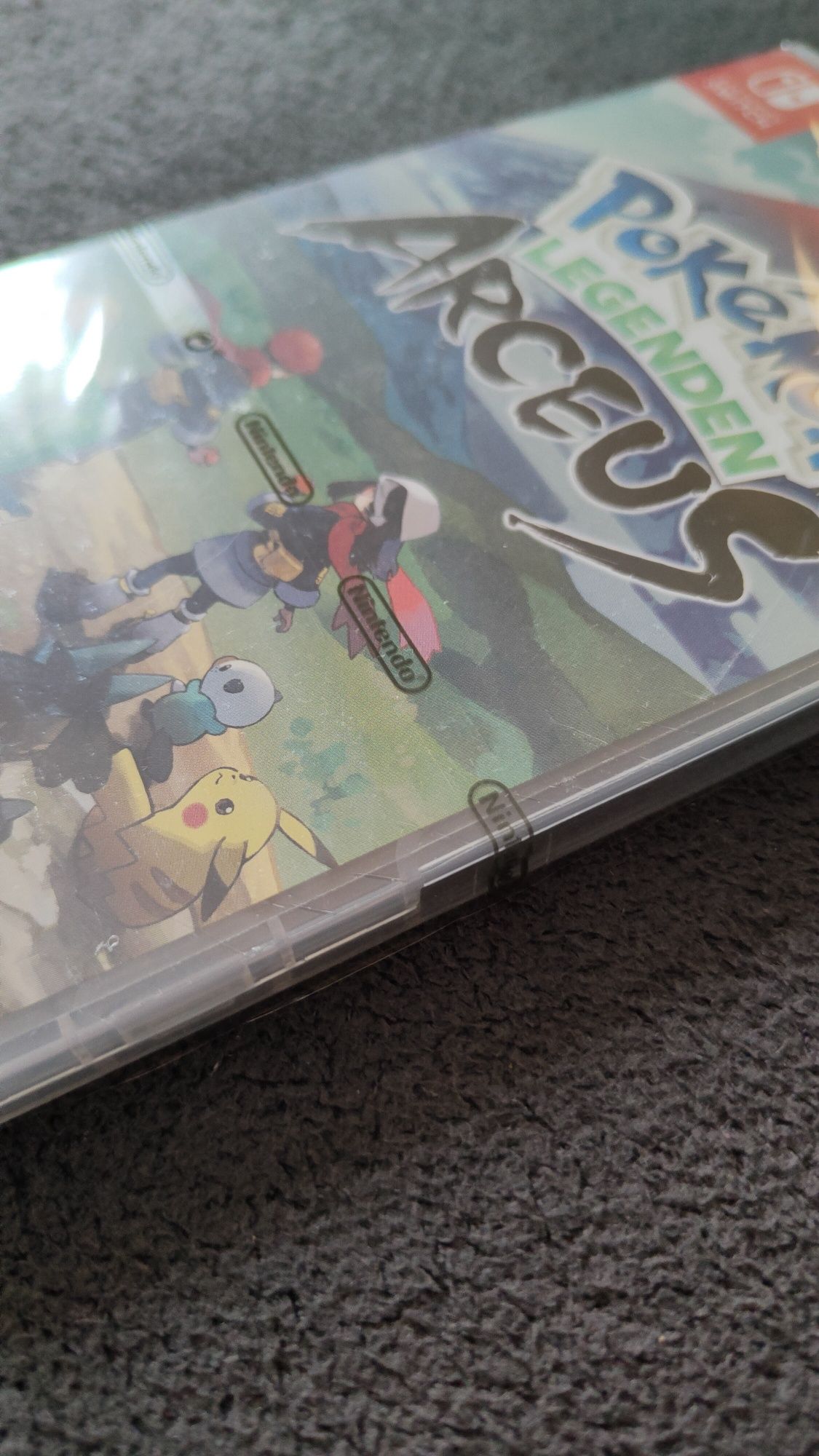 Zestaw Pokémon Legends: Arceus Nintendo Switch gra + plakat + naklejki