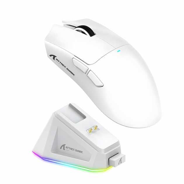 Attack shark x11 White з докстанцією