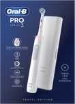 Електрична зубна щітка Oral-B Pro 3 3500 Sensitive Clean біла + чохол
