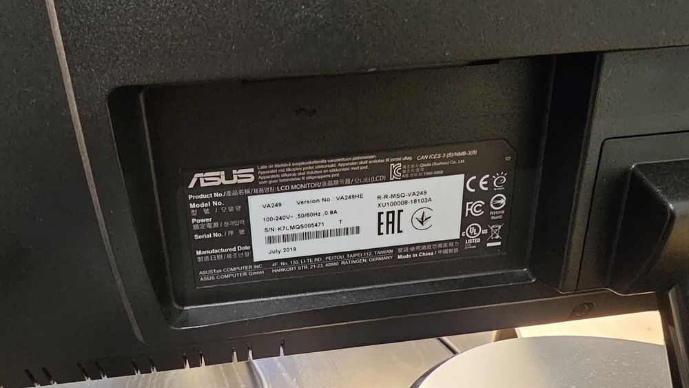 Monitor LCD ASUS VA249HE