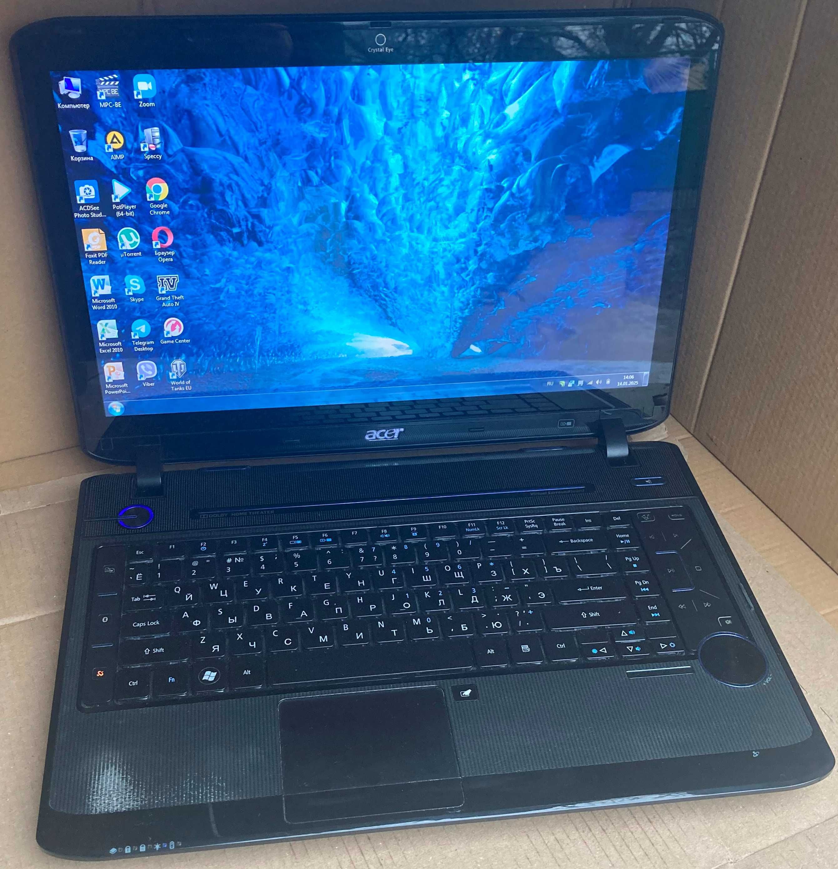 Ігровий Ноутбук Acer 5935G T9550 RAM 6Gb HDD 320Gb GeForce GT 240M 1Gb