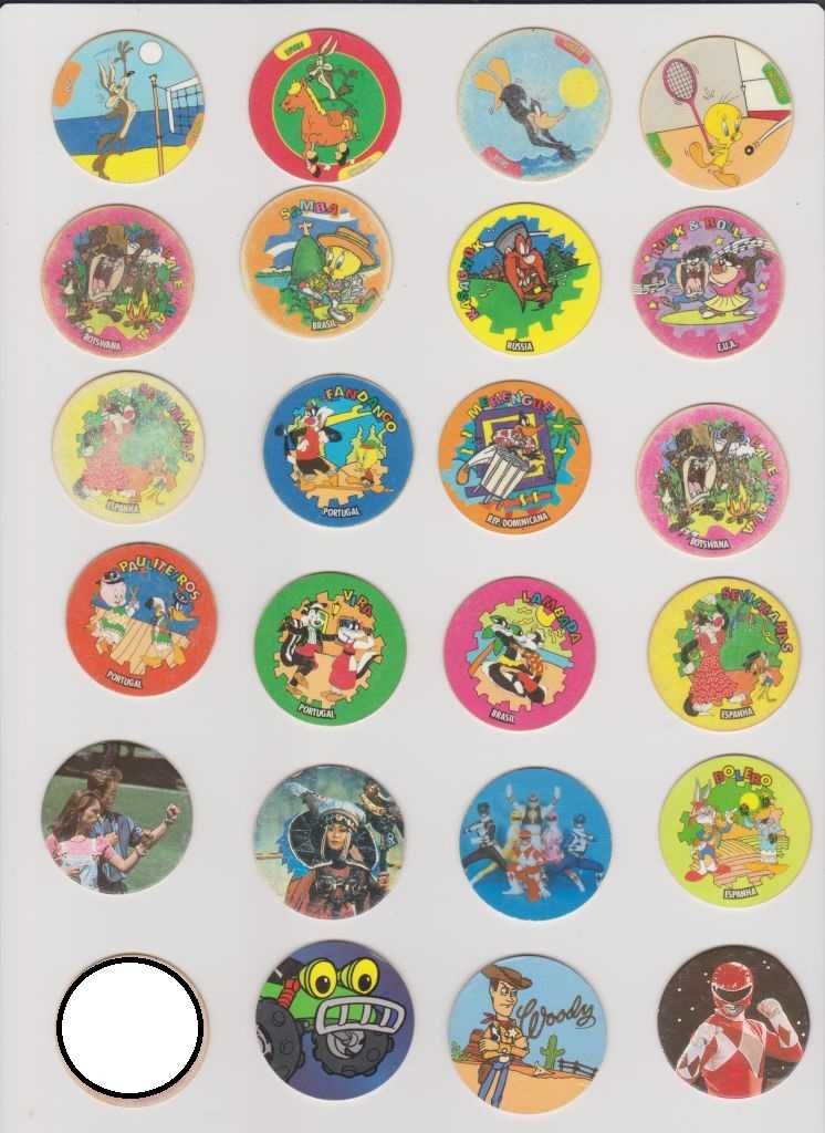 102 Tazos variados