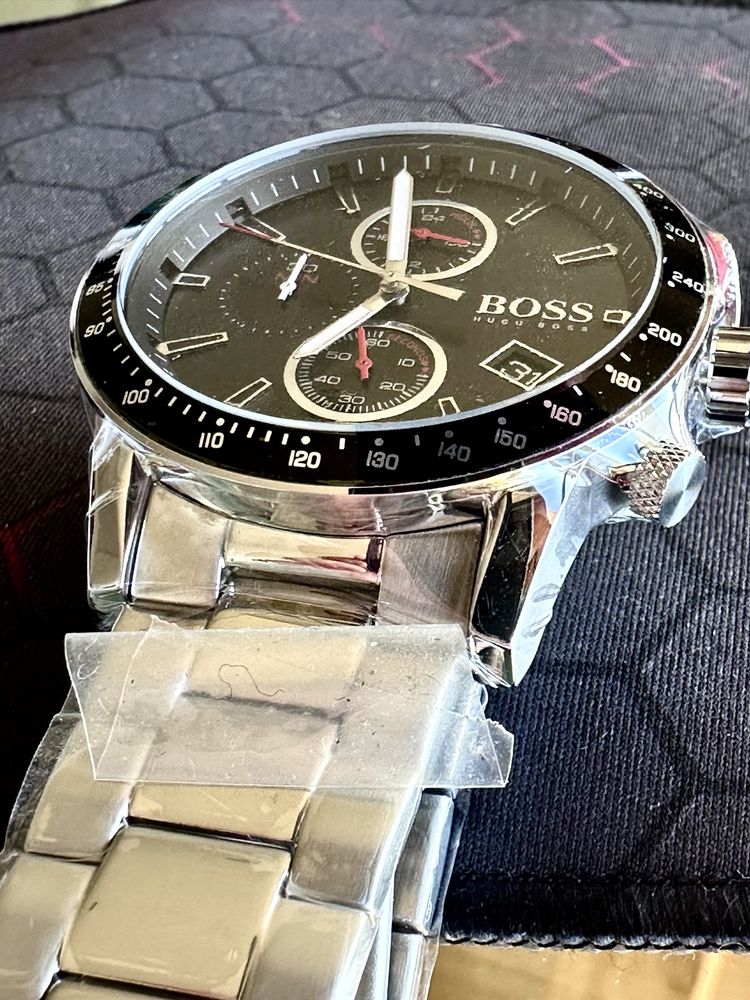 Relógio Hugo Boss novo mostrador preto
