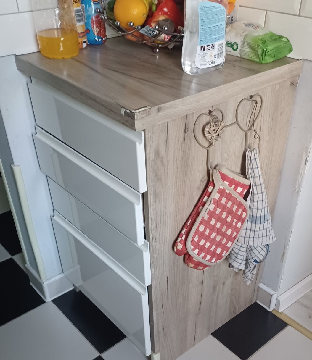 Mebel Kuchnia front lakierowany  biały