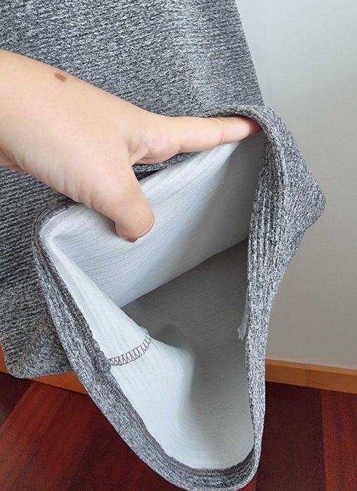 Saia cinzenta de cintura subida Mango, tamanho XS