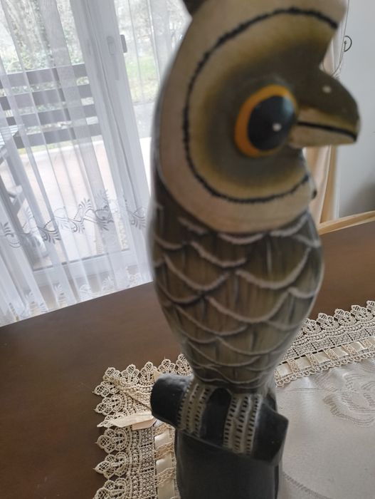 Ozdoby z drewna  ptaki : sowa