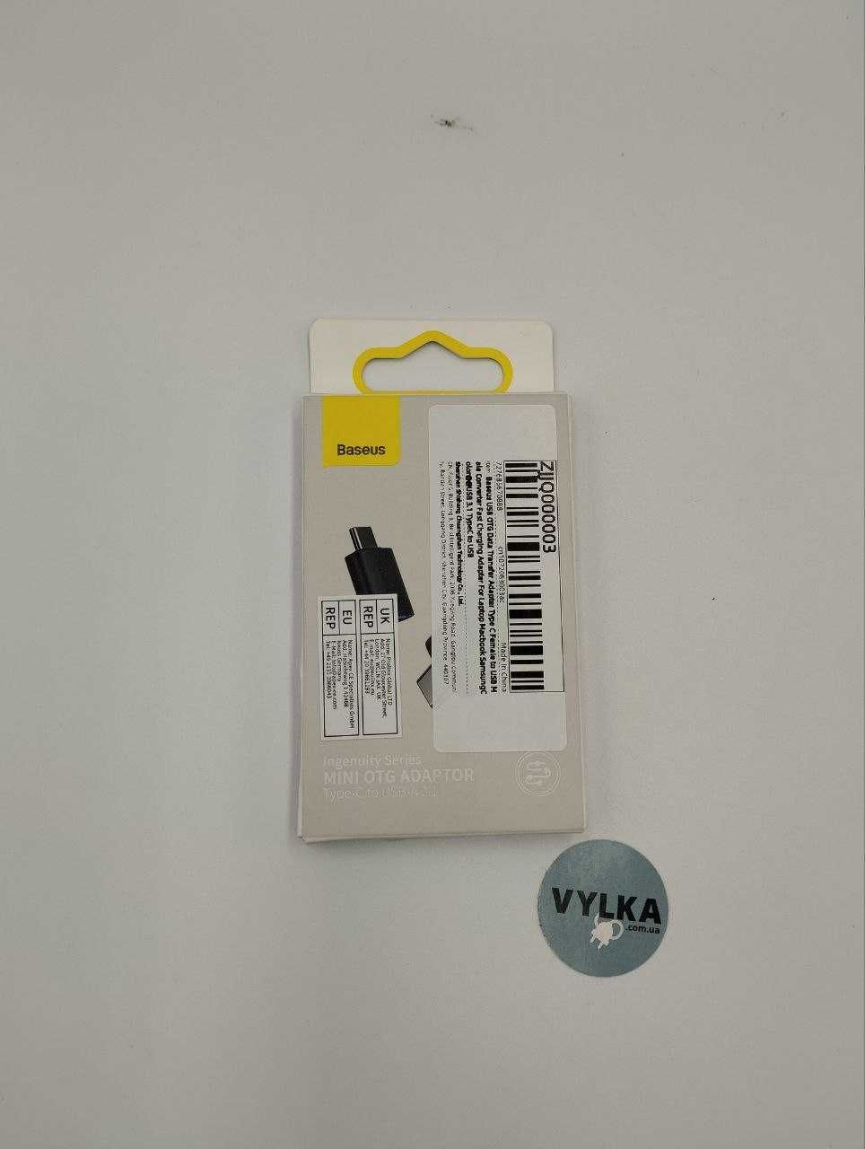 Адаптер передачі даних Baseus USB 3.1 OTG Adapter Type-C