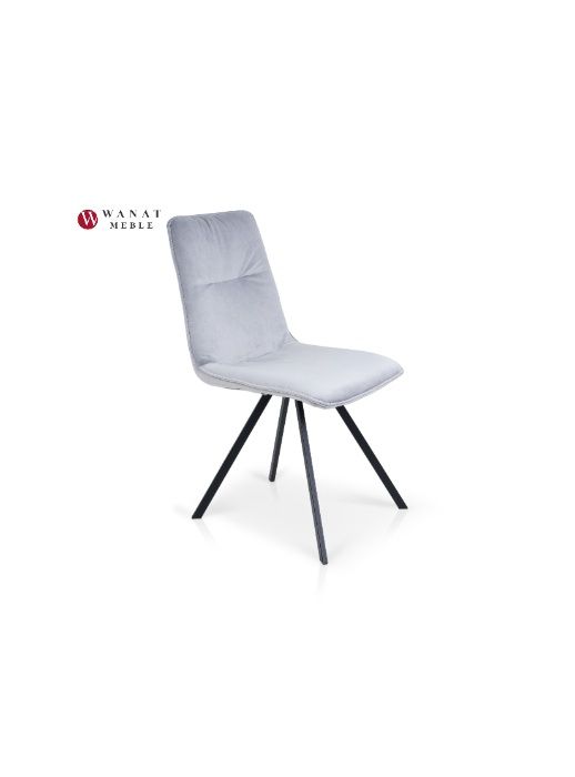 Stół LOFT +4 Krzesła Nogi metalanowe czarne Wanat