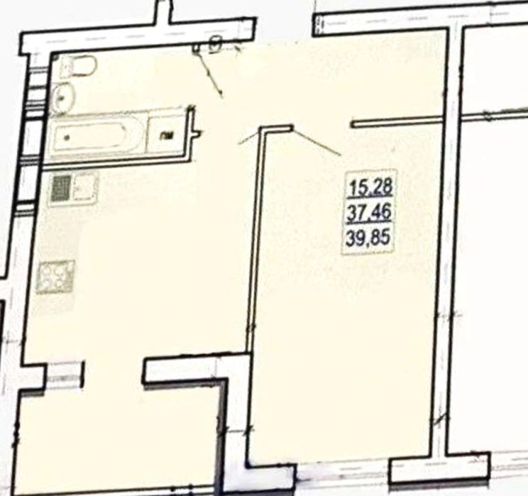 Продам 1-кімн. квартиру, ЖК Валентинівська, М Студентська
