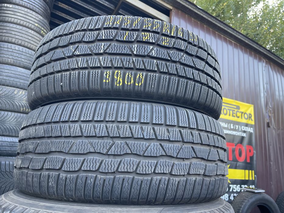 225/55R16 Continental-2шт 17год (Шиномонтаж Протектор)
