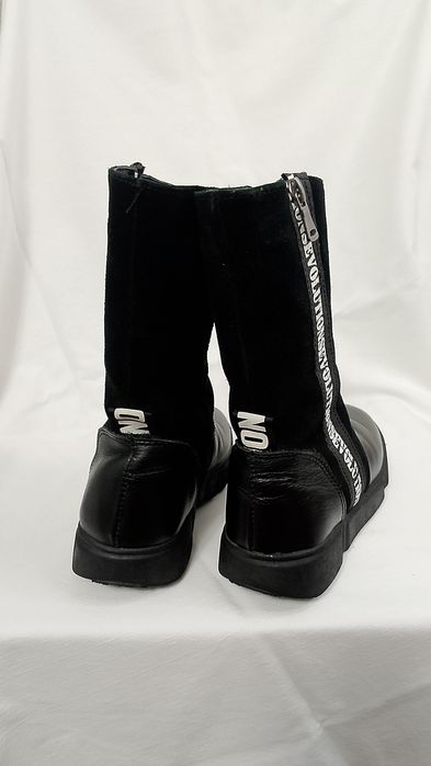 Шкіряні зимові ботінки