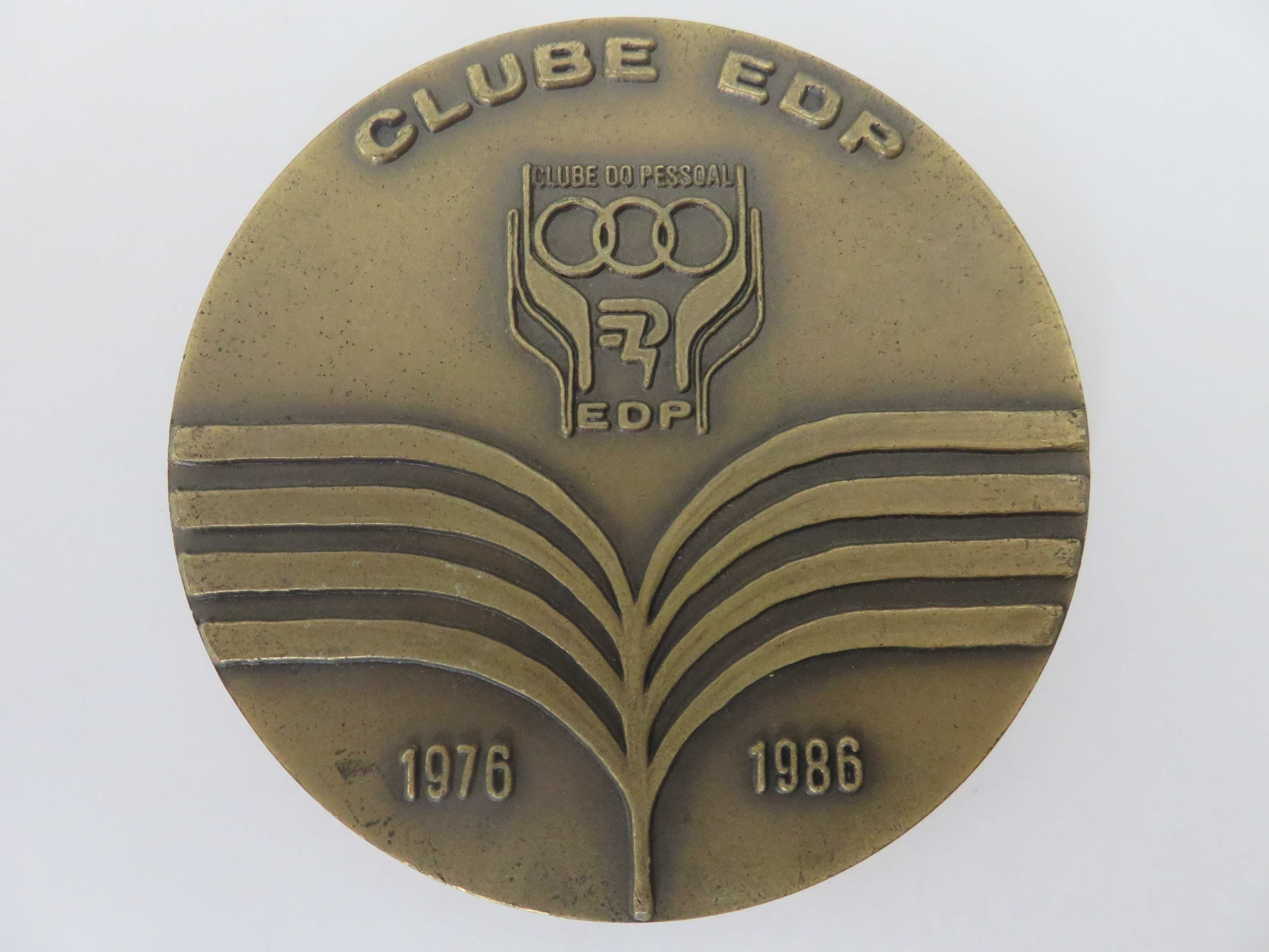Medalha Aniversário Clube Pessoal EDP em bronze