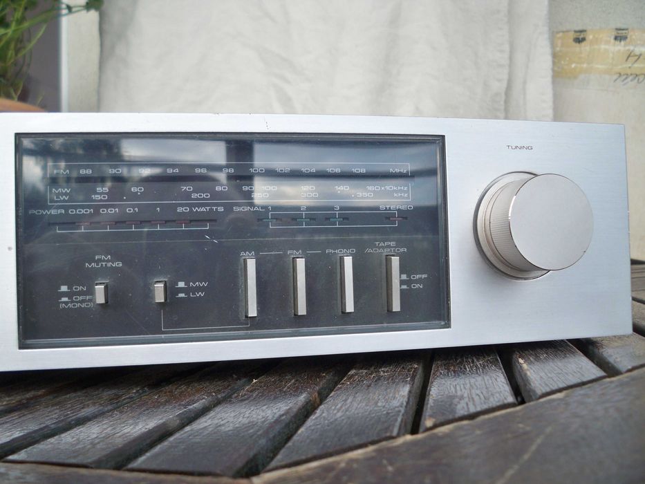 amplituner Pioneer SX-400L, działa, ale brak głosu